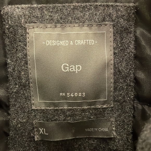 Gap men’s wool bomber jacket size xl - Picture 2 of 9